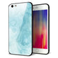 iPhone6 PLUS 強化ガラス＆TPUスマホケース ガラプリ【KM868 大理石BL】