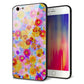 iPhone6 PLUS 強化ガラス＆TPUスマホケース ガラプリ【SC870 リバティプリント フルールドパルファン（ブルー）】