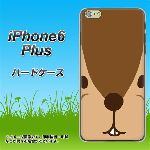 iPhone6 PLUS 高画質仕上げ 背面印刷 ハードケース【349 りす】