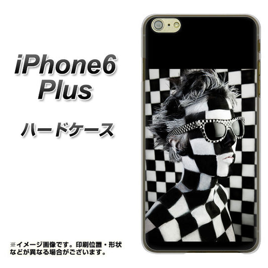 iPhone6 PLUS 高画質仕上げ 背面印刷 ハードケース【357 bk&wh】