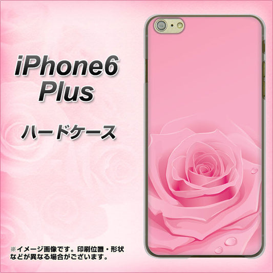iPhone6 PLUS 高画質仕上げ 背面印刷 ハードケース【401 ピンクのバラ】