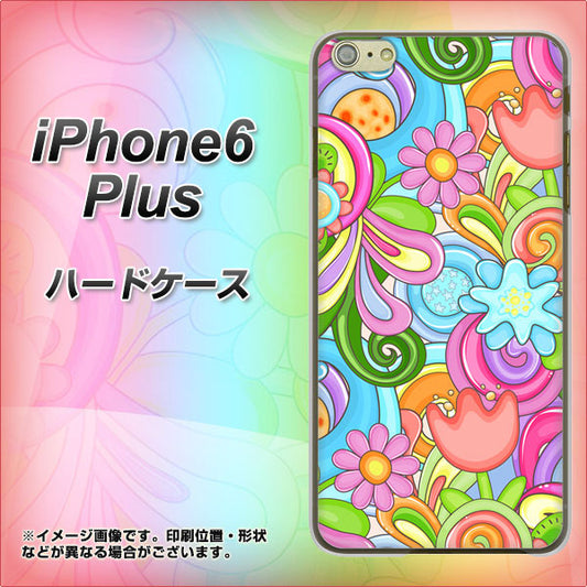 iPhone6 PLUS 高画質仕上げ 背面印刷 ハードケース【713 ミラクルフラワー】