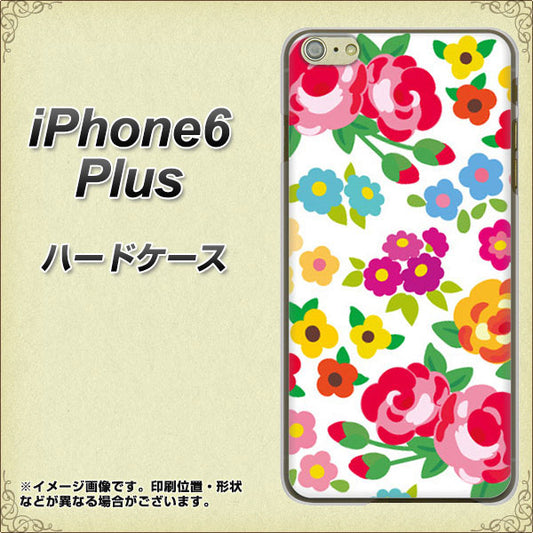 iPhone6 PLUS 高画質仕上げ 背面印刷 ハードケース【776 5月のフラワーガーデン】
