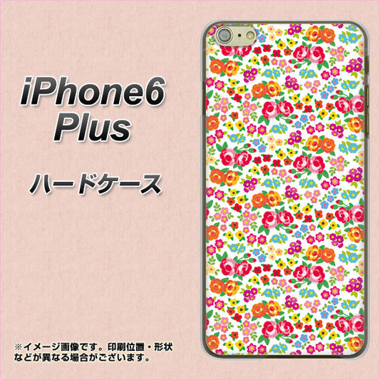 iPhone6 PLUS 高画質仕上げ 背面印刷 ハードケース【777 マイクロリバティプリントWH】