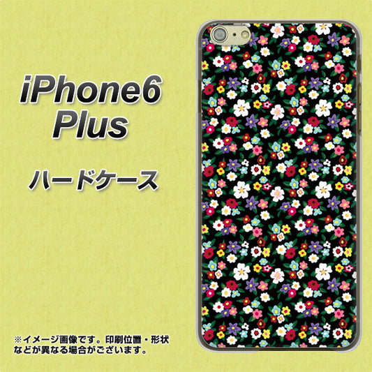 iPhone6 PLUS 高画質仕上げ 背面印刷 ハードケース【778 マイクロリバティプリントBK】