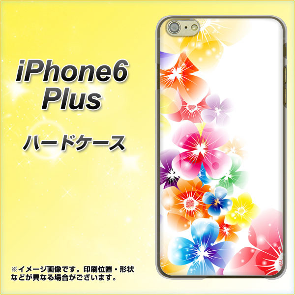 iPhone6 PLUS 高画質仕上げ 背面印刷 ハードケース【1209 光と花】