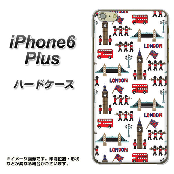 iPhone6 PLUS 高画質仕上げ 背面印刷 ハードケース【EK811 ロンドンの街】