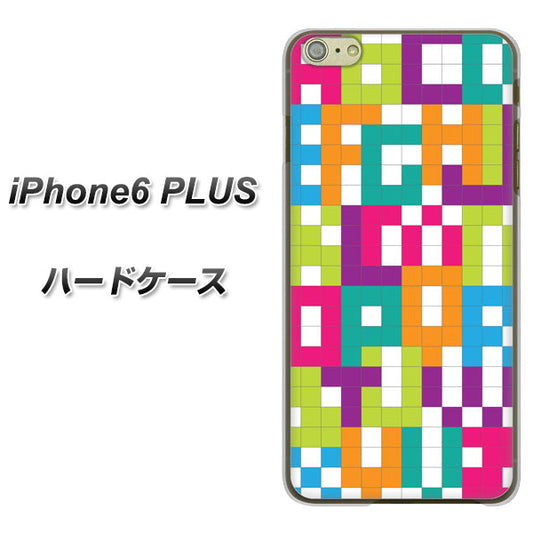 iPhone6 PLUS 高画質仕上げ 背面印刷 ハードケース【IB916  ブロックアルファベット】