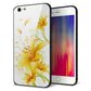 iPhone6s PLUS 強化ガラス＆TPUスマホケース ガラプリ【SC852 ユリ（イエロー）】