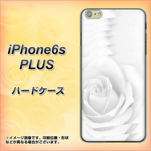 iPhone6s PLUS 高画質仕上げ 背面印刷 ハードケース【402 ホワイトＲｏｓｅ】