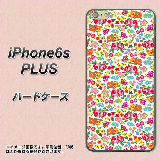iPhone6s PLUS 高画質仕上げ 背面印刷 ハードケース【777 マイクロリバティプリントWH】