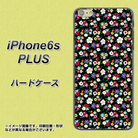 iPhone6s PLUS 高画質仕上げ 背面印刷 ハードケース【778 マイクロリバティプリントBK】