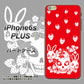 iPhone6s PLUS 高画質仕上げ 背面印刷 ハードケース【AG838 苺兎（赤）】