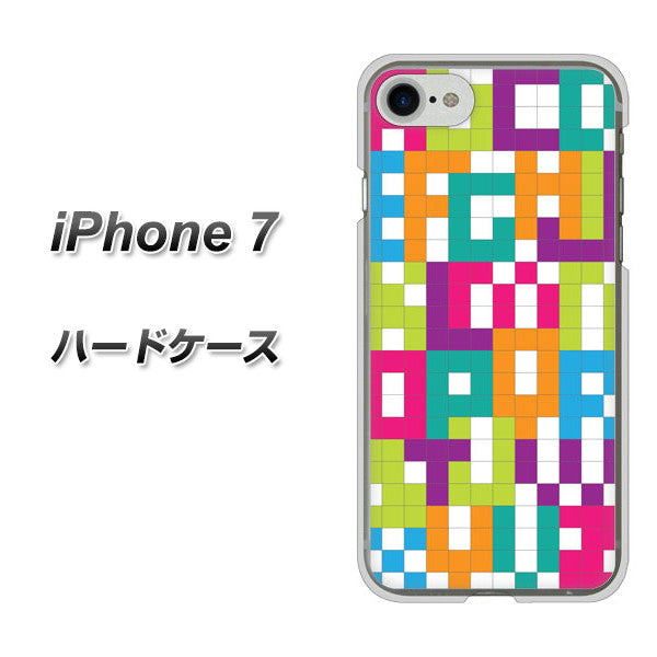 iPhone7 高画質仕上げ 背面印刷 ハードケース【IB916  ブロックアルファベット】
