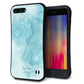 iPhone7 PLUS スマホケース 「SEA Grip」 グリップケース Sライン 【KM868 大理石BL】 UV印刷