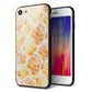 iPhone8 強化ガラス＆TPUスマホケース ガラプリ【SC931 ローズ イエロー】