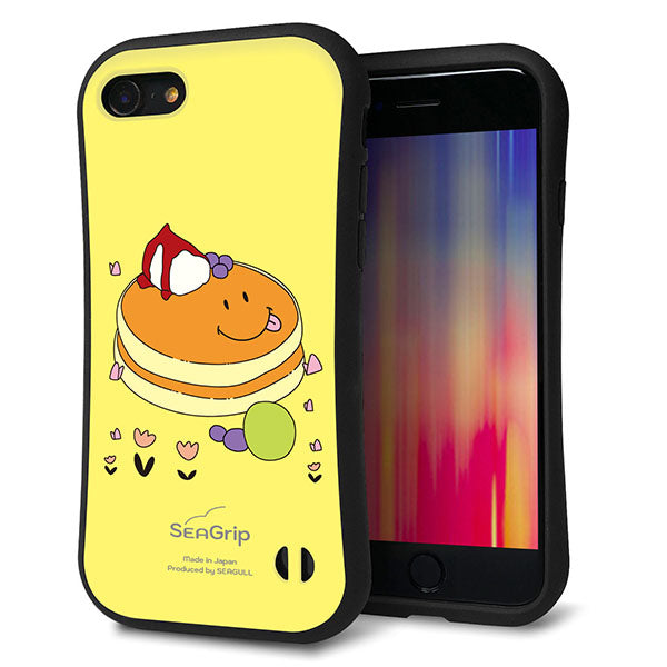 iPhone8 スマホケース 「SEA Grip」 グリップケース Sライン 【MA901 パンケーキ】 UV印刷
