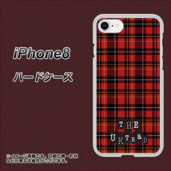 iPhone8 高画質仕上げ 背面印刷 ハードケース【547 THEチェック】