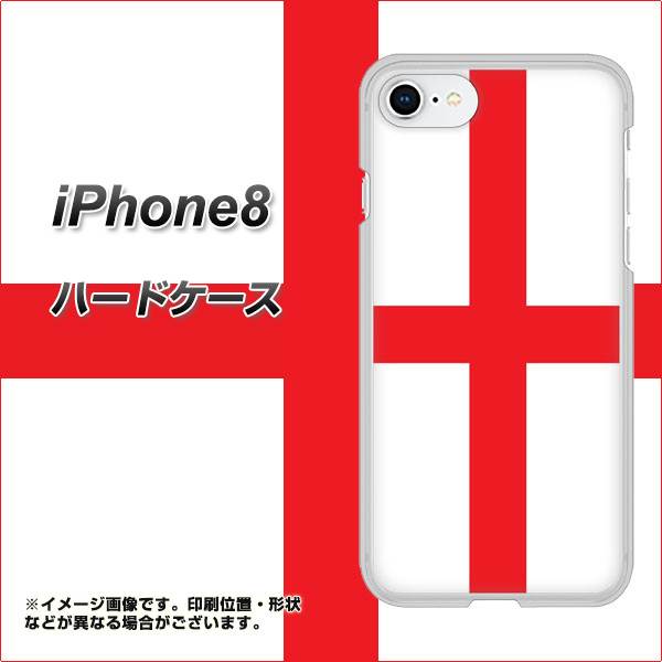 iPhone8 高画質仕上げ 背面印刷 ハードケース【677 イングランド】