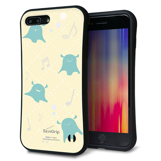 iPhone8 PLUS スマホケース 「SEA Grip」 グリップケース Sライン 【FD819 メンダコ】 UV印刷