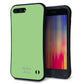 iPhone8 PLUS スマホケース 「SEA Grip」 グリップケース Sライン 【KM898 パステルカラー(パステルグリーン)】 UV印刷
