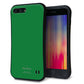 iPhone8 PLUS スマホケース 「SEA Grip」 グリップケース Sライン 【KM907 ポップカラー(グリーン)】 UV印刷