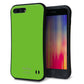 iPhone8 PLUS スマホケース 「SEA Grip」 グリップケース Sライン 【KM914 ポップカラー(ライム)】 UV印刷