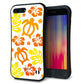 iPhone8 PLUS スマホケース 「SEA Grip」 グリップケース Sライン 【SC877 ハワイアンアロハホヌ イエロー】 UV印刷