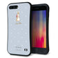 iPhone8 PLUS スマホケース 「SEA Grip」 グリップケース Sライン 【SC967 Lady Rabbit ブルーグレイ ガラプリ】 UV印刷