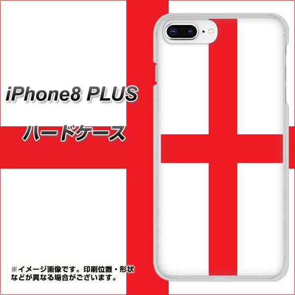 iPhone8 PLUS 高画質仕上げ 背面印刷 ハードケース【677 イングランド】