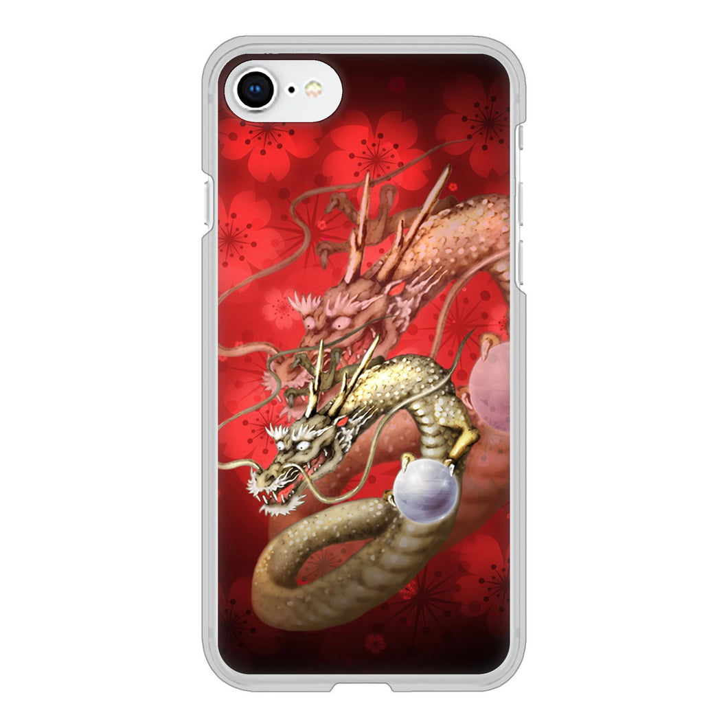 iPhone SE (第2世代) 高画質仕上げ 背面印刷 ハードケース 龍