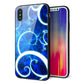 iPhone X 強化ガラス＆TPUスマホケース ガラプリ【EK850 神秘の草】
