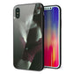 iPhone X 強化ガラス＆TPUスマホケース ガラプリ【KM887 ランジェリー】