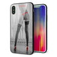 iPhone X 強化ガラス＆TPUスマホケース ガラプリ【KM889 ハイヒール】