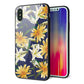 iPhone X 強化ガラス＆TPUスマホケース ガラプリ【SC893 ボタニカル デイジー＆リリー】
