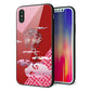 iPhone X 強化ガラス＆TPUスマホケース ガラプリ【YC907 雲竜02】