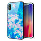 iPhone X 強化ガラス＆TPUスマホケース ガラプリ【YJ290 デザインもみじ】