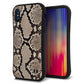 iPhone X スマホケース 「SEA Grip」 グリップケース Sライン 【049 ヘビ柄】 UV印刷