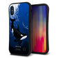 iPhone X スマホケース 「SEA Grip」 グリップケース Sライン 【423 シャチ】 UV印刷