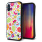 iPhone X スマホケース 「SEA Grip」 グリップケース Sライン 【477 幸せな絵】 UV印刷