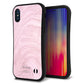 iPhone X スマホケース 「SEA Grip」 グリップケース Sライン 【KM873 大理石ラベンダー】 UV印刷
