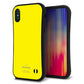 iPhone X スマホケース 「SEA Grip」 グリップケース Sライン 【KM904 ポップカラー(イエロー)】 UV印刷