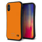 iPhone X スマホケース 「SEA Grip」 グリップケース Sライン 【KM906 ポップカラー(オレンジ)】 UV印刷