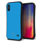 iPhone X スマホケース 「SEA Grip」 グリップケース Sライン 【KM908 ポップカラー(スカイブルー)】 UV印刷