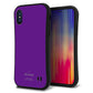 iPhone X スマホケース 「SEA Grip」 グリップケース Sライン 【KM909 ポップカラー(パープル)】 UV印刷