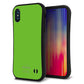 iPhone X スマホケース 「SEA Grip」 グリップケース Sライン 【KM914 ポップカラー(ライム)】 UV印刷