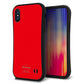 iPhone X スマホケース 「SEA Grip」 グリップケース Sライン 【KM915 ポップカラー(レッド)】 UV印刷