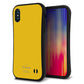 iPhone X スマホケース 「SEA Grip」 グリップケース Sライン 【KM920 レトロカラー(マスタード)】 UV印刷