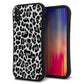 iPhone X スマホケース 「SEA Grip」 グリップケース Sライン 【MA817 レオパード × グレー 】 UV印刷