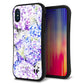 iPhone X スマホケース 「SEA Grip」 グリップケース Sライン 【MA871 紫陽花】 UV印刷